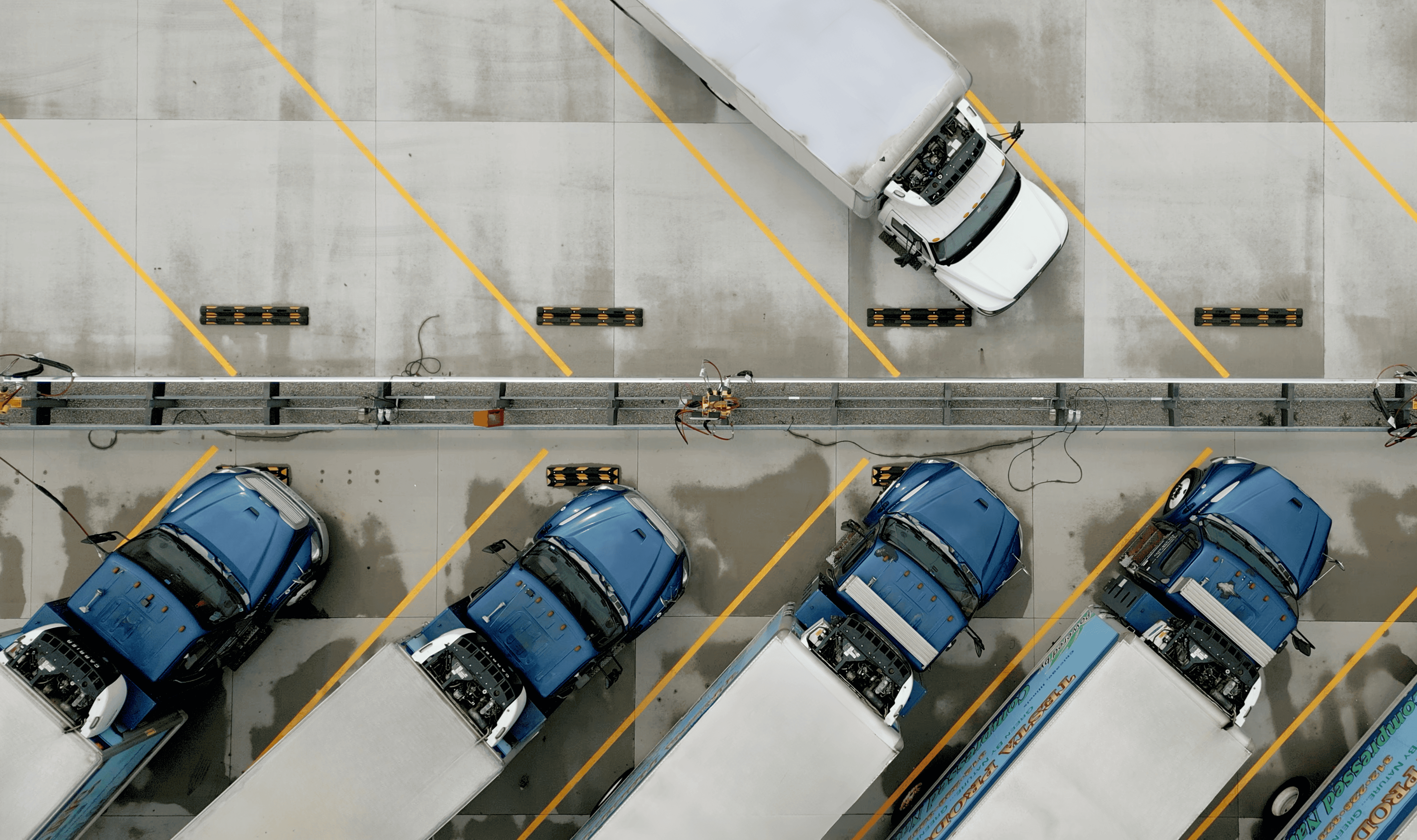 Image of a fleet customer U.S. Energy provided transportation solutions to using their vertical integration across the energy supply chain